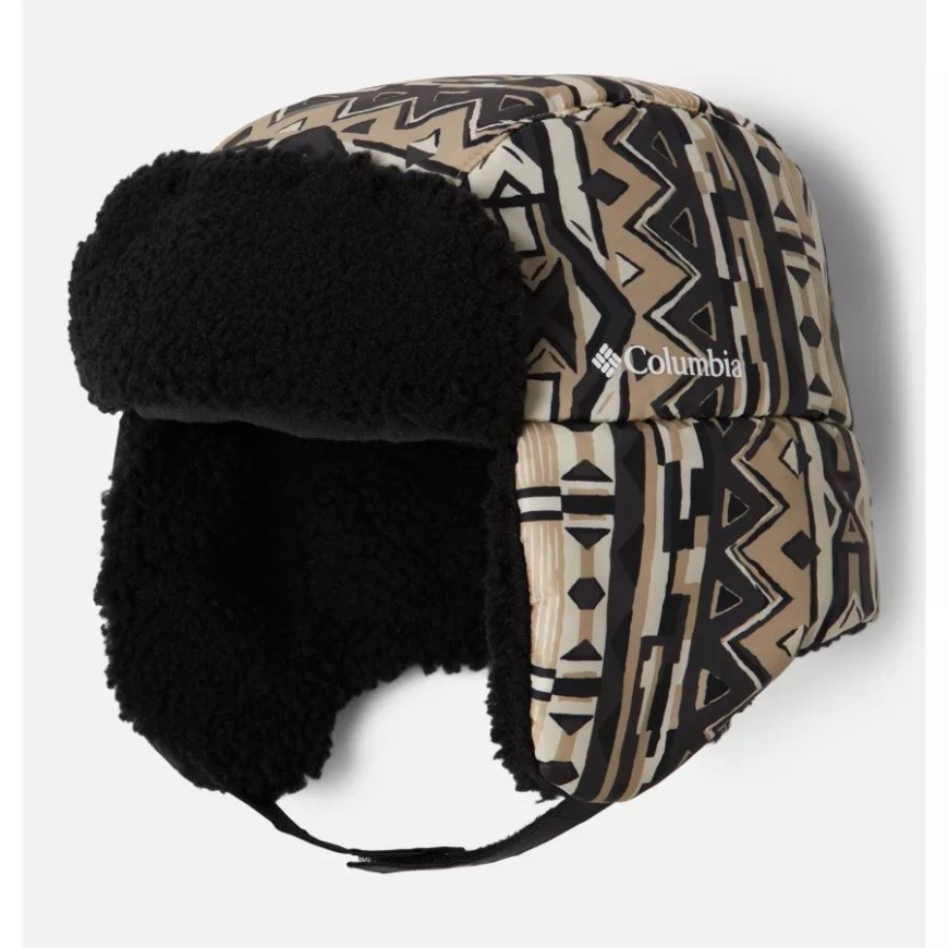 古代の化石 80 年代のストライプ プリント コロンビア キッズ フロスティ トレイル トラッパー ハット