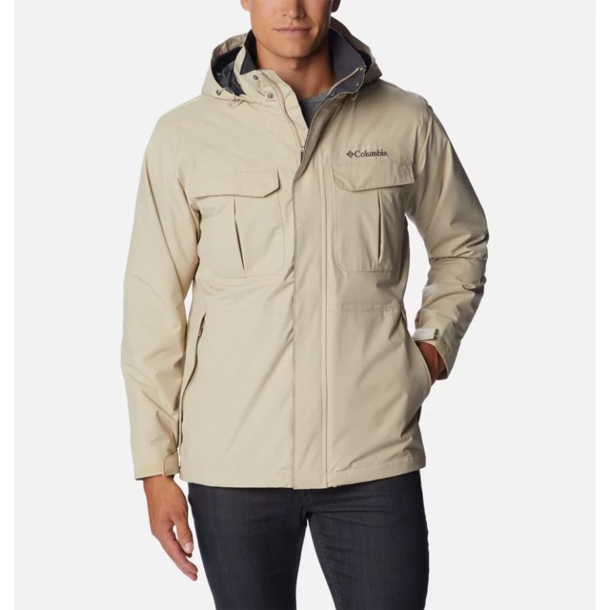 古代化石コロンビアメンズ博士.土砂降りのレインジャケット