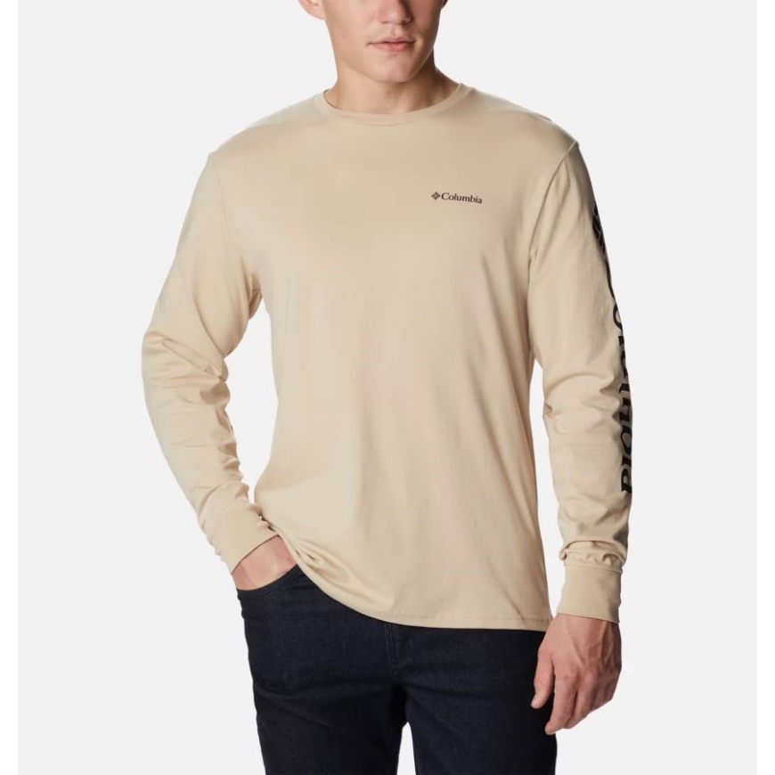 古代化石コロンビア メンズ ノース カスケード長袖 T シャツ