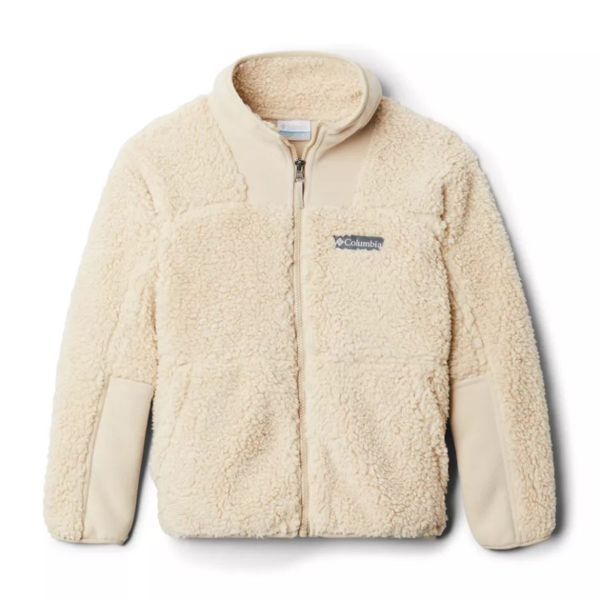 古代化石キッズ ウィンター パス シェルパ ジャケット コロンビア
