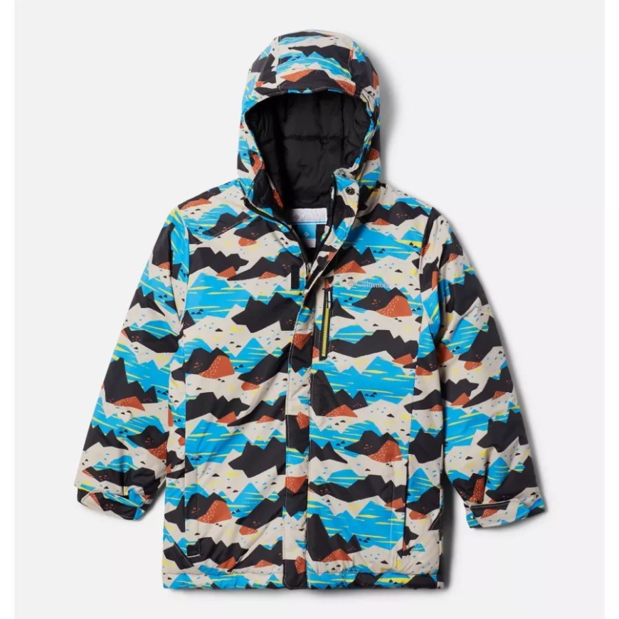 古代の化石スクラップスケープ ボーイズ アルパイン フリー ファリー スキー ジャケット コロンビア