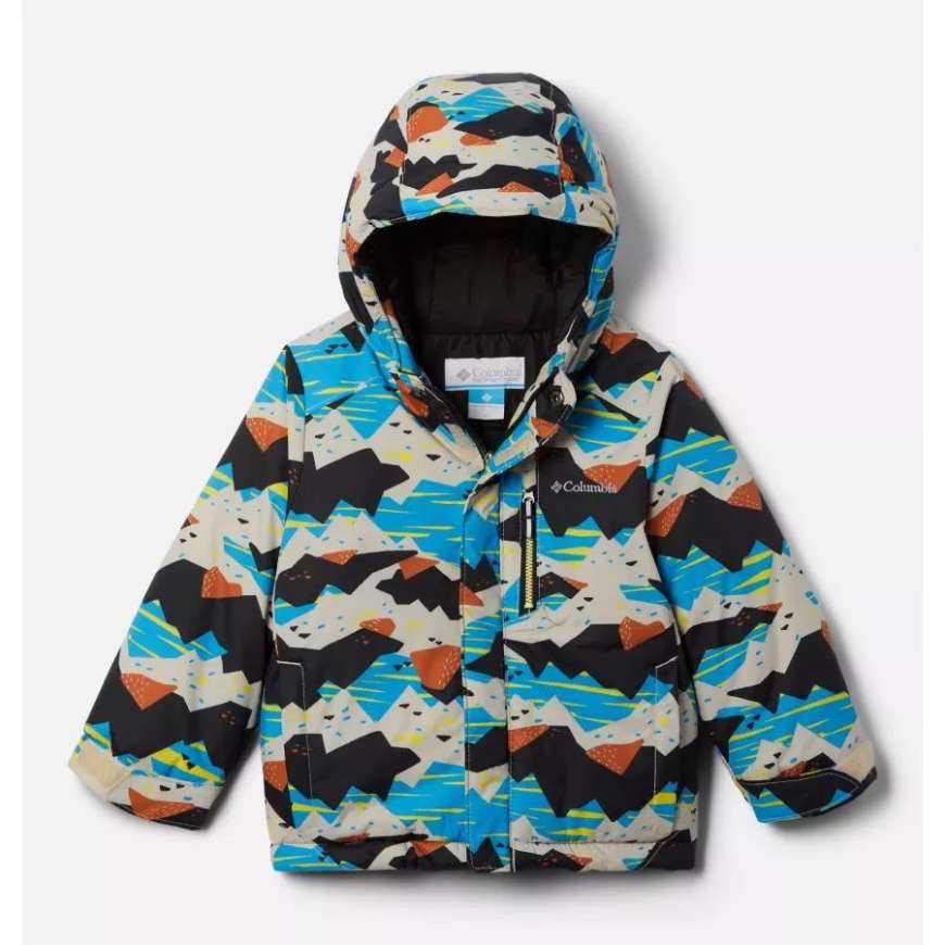 古代の化石スクラップスケープ 男の子の幼児 アルパイン フリーフォール II ジャケット コロンビア