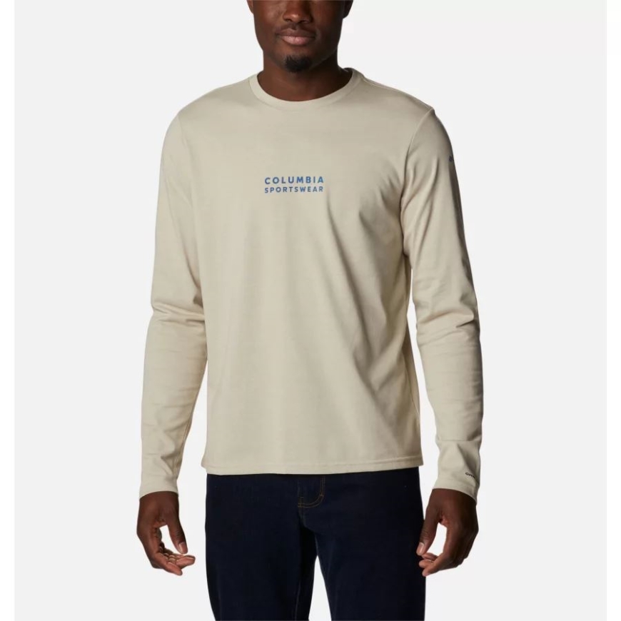 エンシェント フォッシル/タイニー タイプ メンズ Csc アルパイン ウェイ II テクニカル ロング スリーブ Tシャツ コロンビア