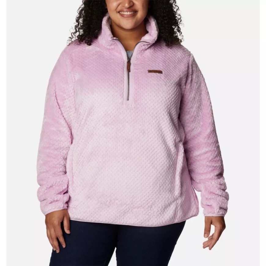 オーラ レディース ファイヤー サイド クォーター ジップ シェルパ フリース プラス サイズ コロンビア