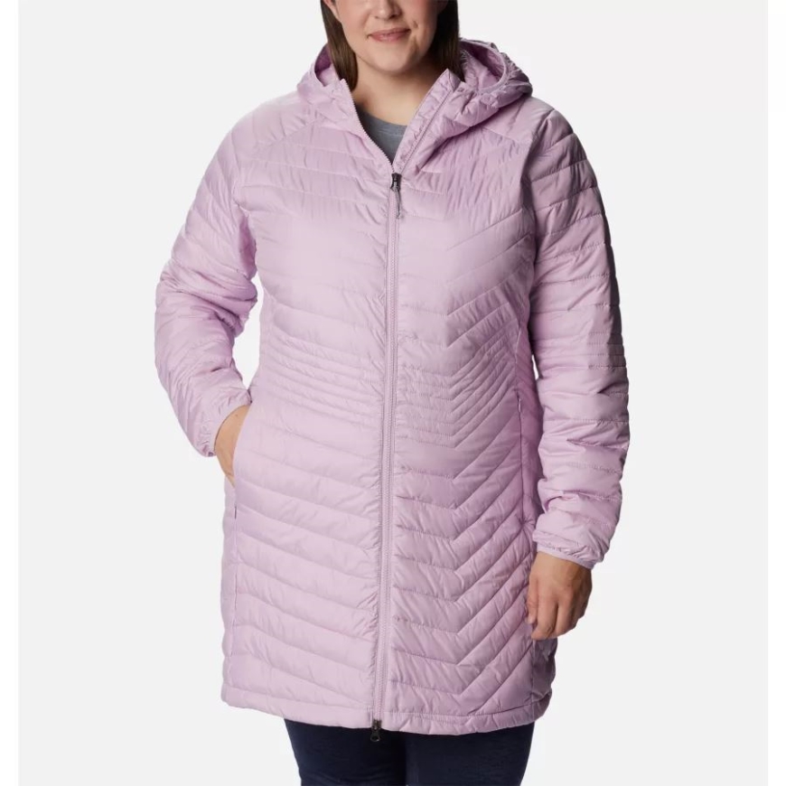 オーラ レディース パウダー ライト ミッド ジャケット プラスサイズ コロンビア