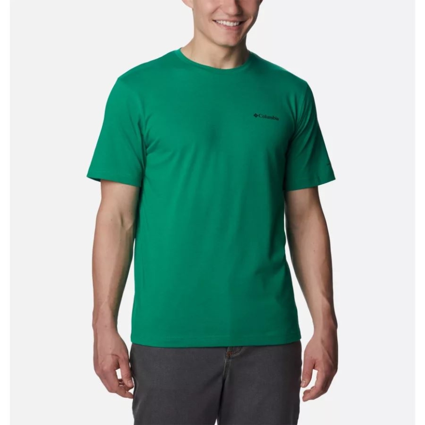 バンブー フ​​ォレスト コロンビア メンズ シスルタウン ヒルズ ショート スリーブ シャツ