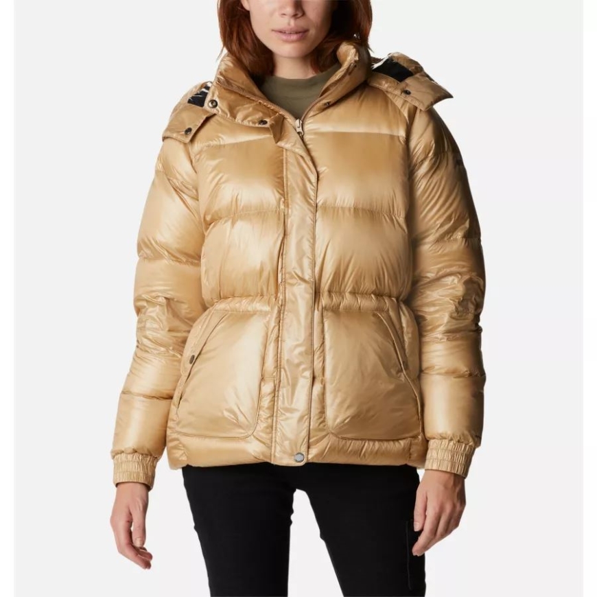 ビーチ/ブラック コロンビア レディース ノーザン ゴージ II オムニ ヒート インフィニティ ダウン ジャケット