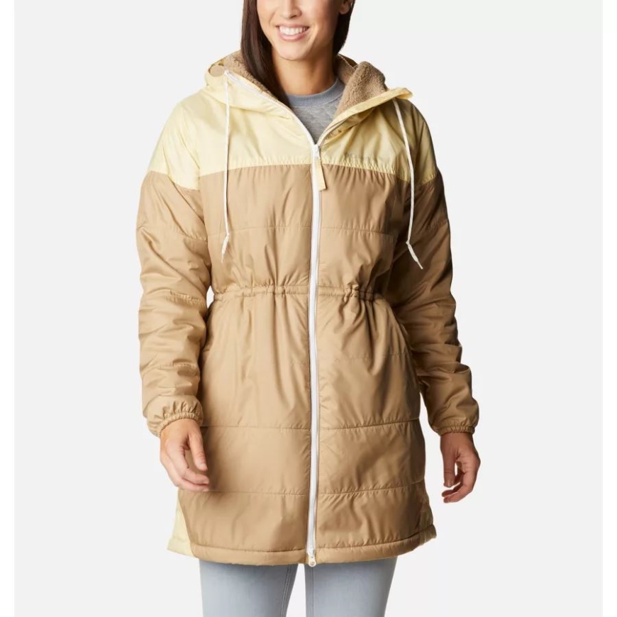 ビーチ/コーンストーク コロンビア レディース フラッシュ チャレンジャー シェルパ ロング ジャケット