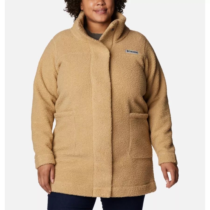 ビーチ レディース パノラマ ロング ジャケット プラスサイズ コロンビア