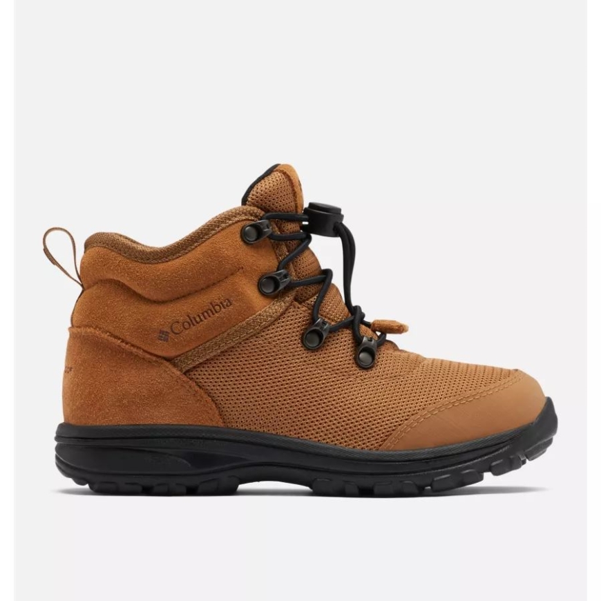 ビッグ キッズ フェアバンクス ミッド ブーツ エルク/ブラック コロンビア