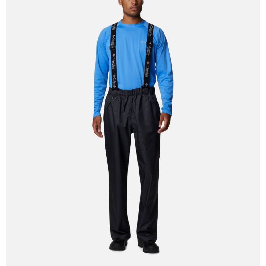 ブラック カーボン ファイバー プリント コロンビア メンズ Pfg ターミナル タックル ビブ パンツ
