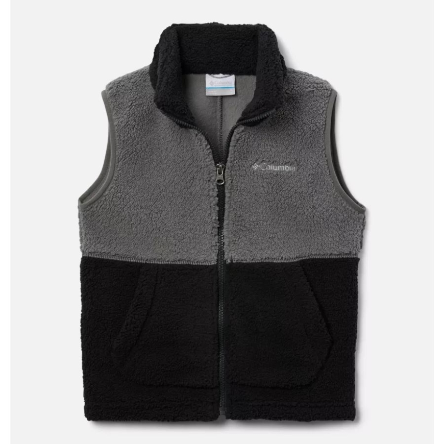 ブラック/シティグレー コロンビア ボーイズ ラギッド リッジ シェルパ ベスト