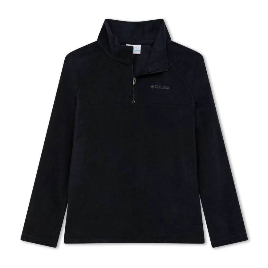 ブラック コロンビア ボーイズ グレイシャル フリース ハーフジップ ジャケット