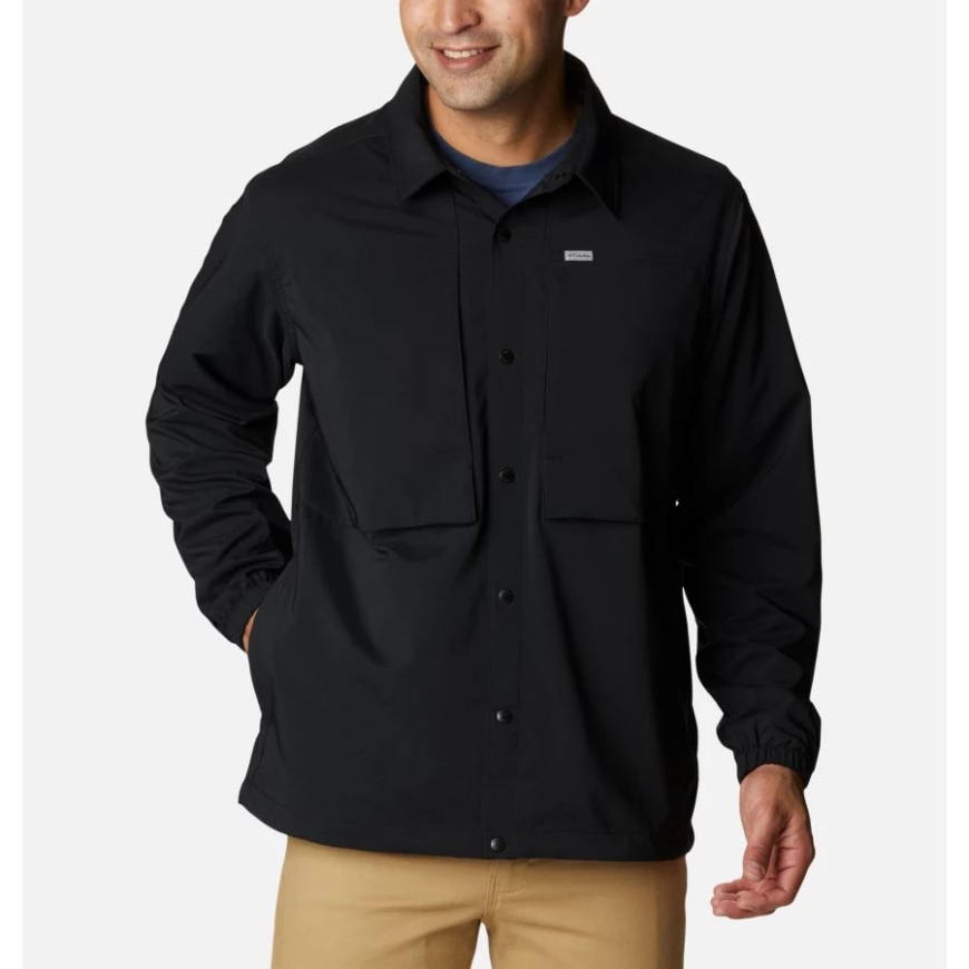 ブラック コロンビア メンズ ヘリテージ リッジ シャツ ジャケット