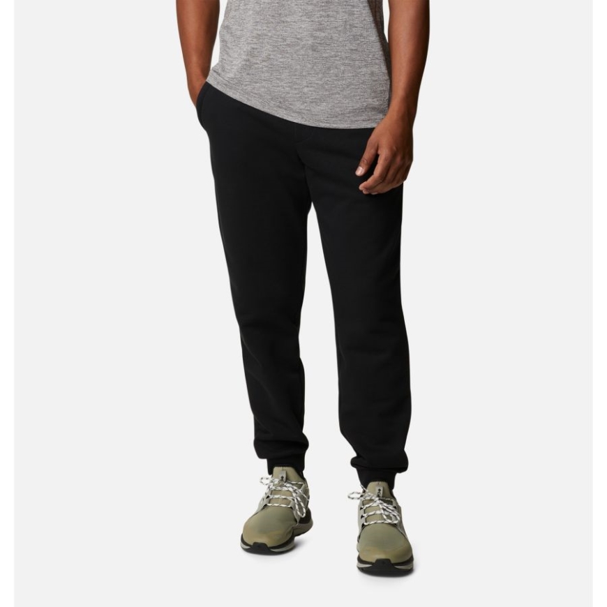 ブラック コロンビア メンズ ロッジ ヘビーウェイト ジョガー パンツ