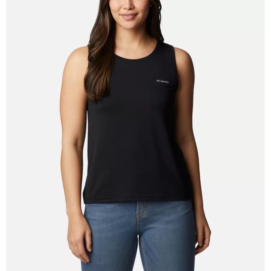 ブラックコロンビアレディースいつでもニットタンク.