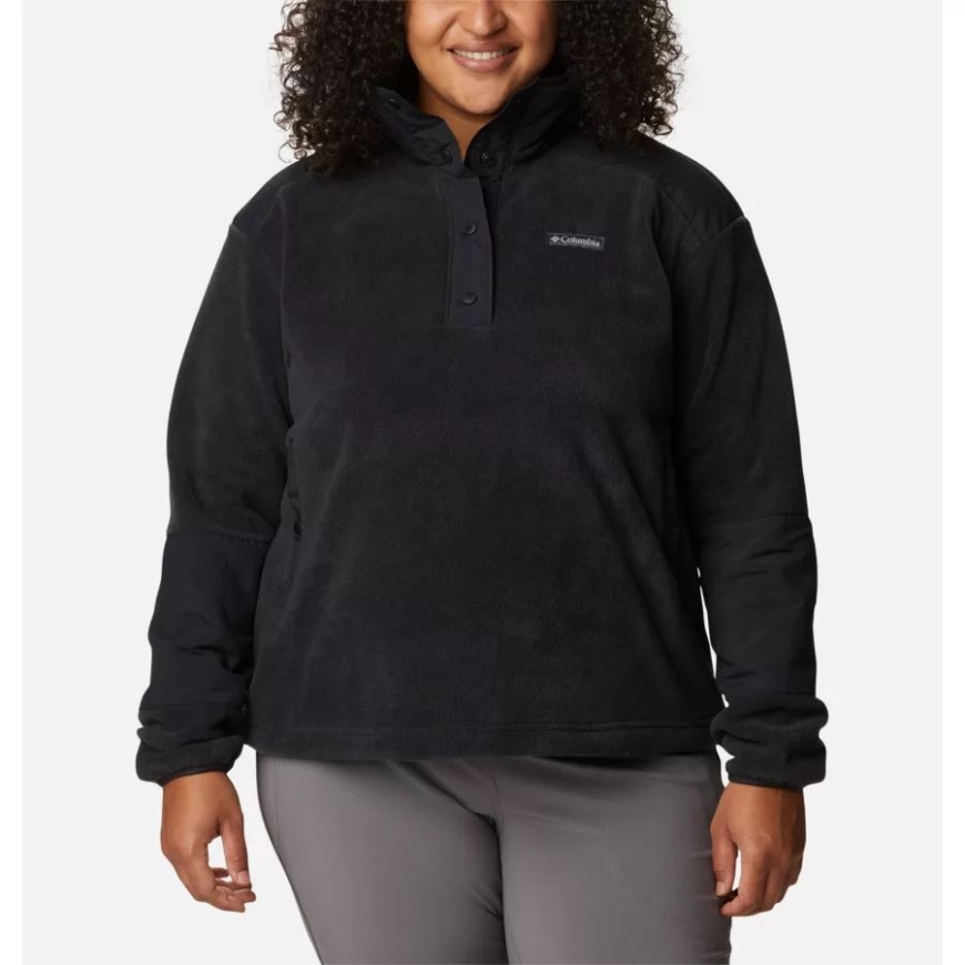 ブラック コロンビア レディース ベントン スプリング クロップ プルオーバー プラスサイズ