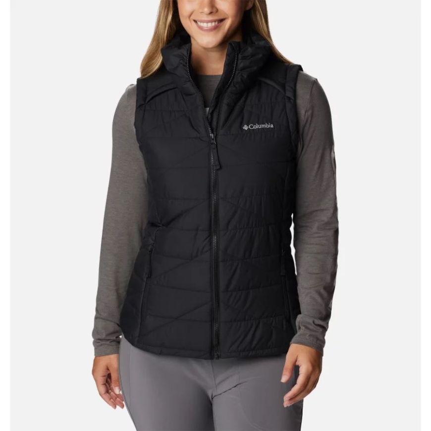 ブラックコロンビアウィメンズホリーパークベスト.