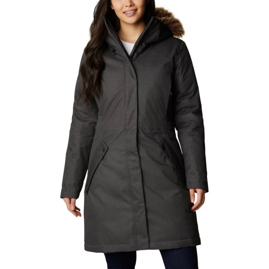 ブラック コロンビア レディース ジュニパー リッジ ウォータープルーフ ダウン パーカ