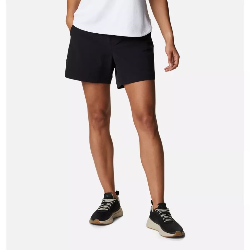 ブラック コロンビア レディース Pfg スラック ウォーター ウーブン ショーツ