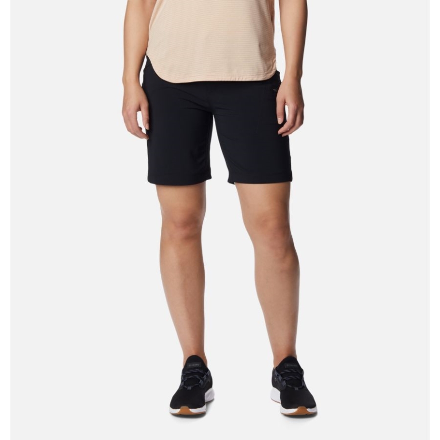 ブラックコロンビアウィメンズピークツーポイントショーツ.