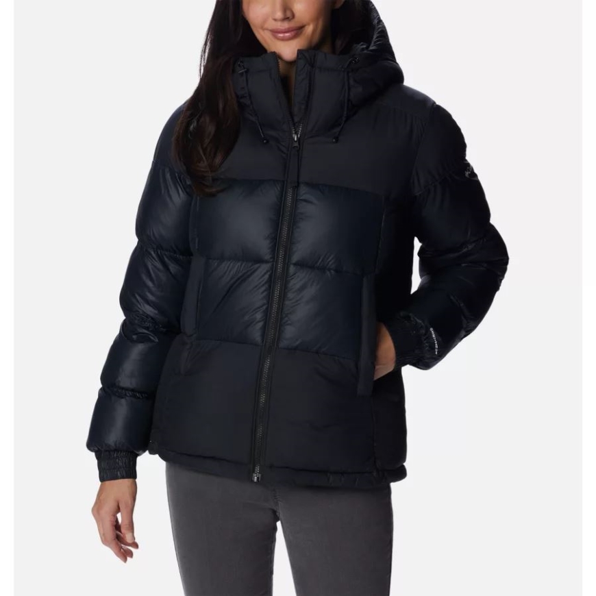 ブラック コロンビア レディース パイク レイク II 断熱フード付きパファー ジャケット