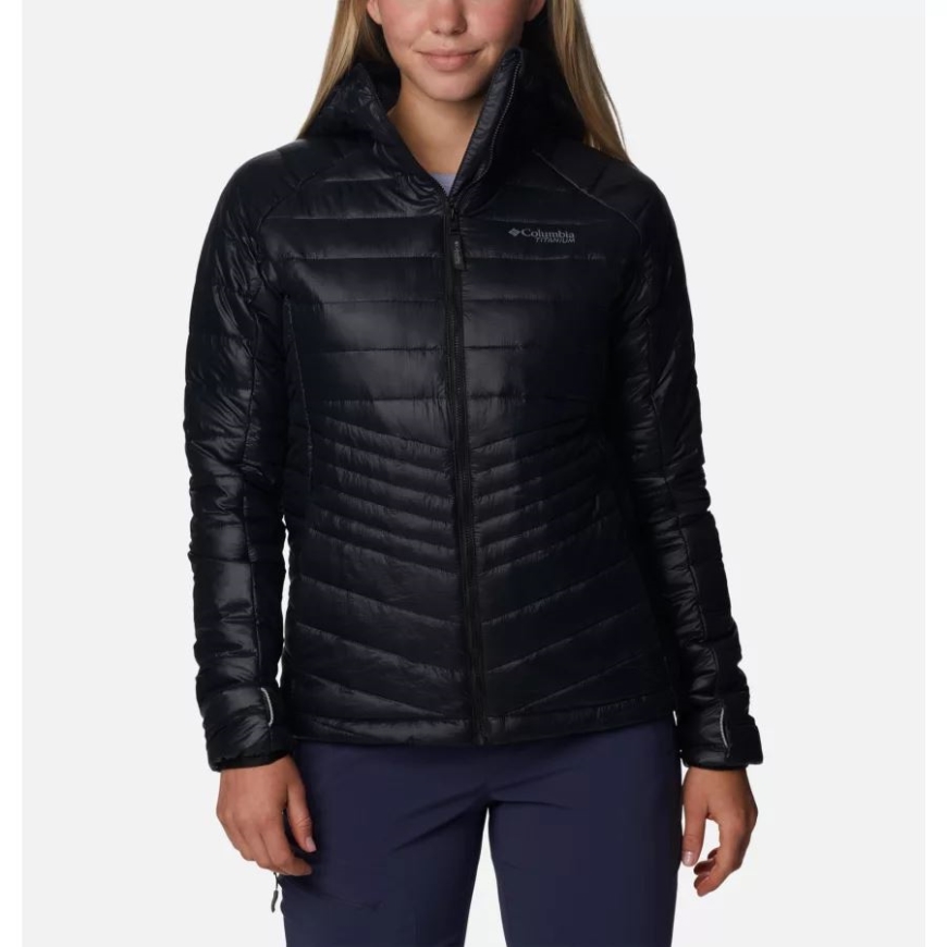 ブラック コロンビア レディース プラチナ ピーク フード付きジャケット