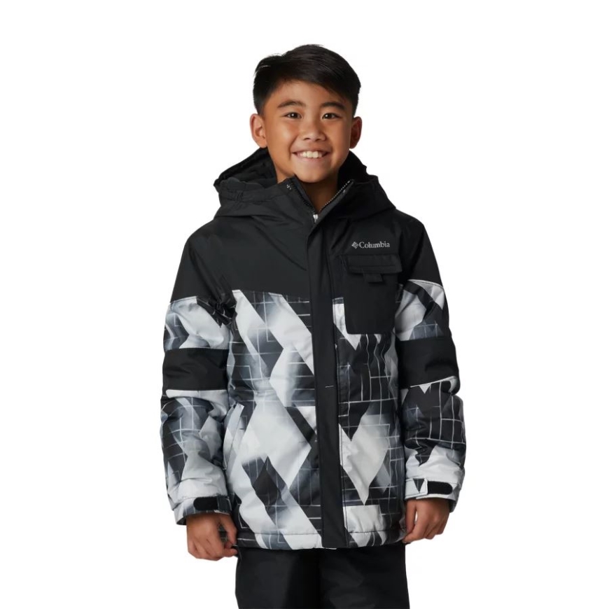 ブラック ジオ Mt/ブラック コロンビア ボーイズ マイティ モグリ ウォータープルーフ スキー ジャケット