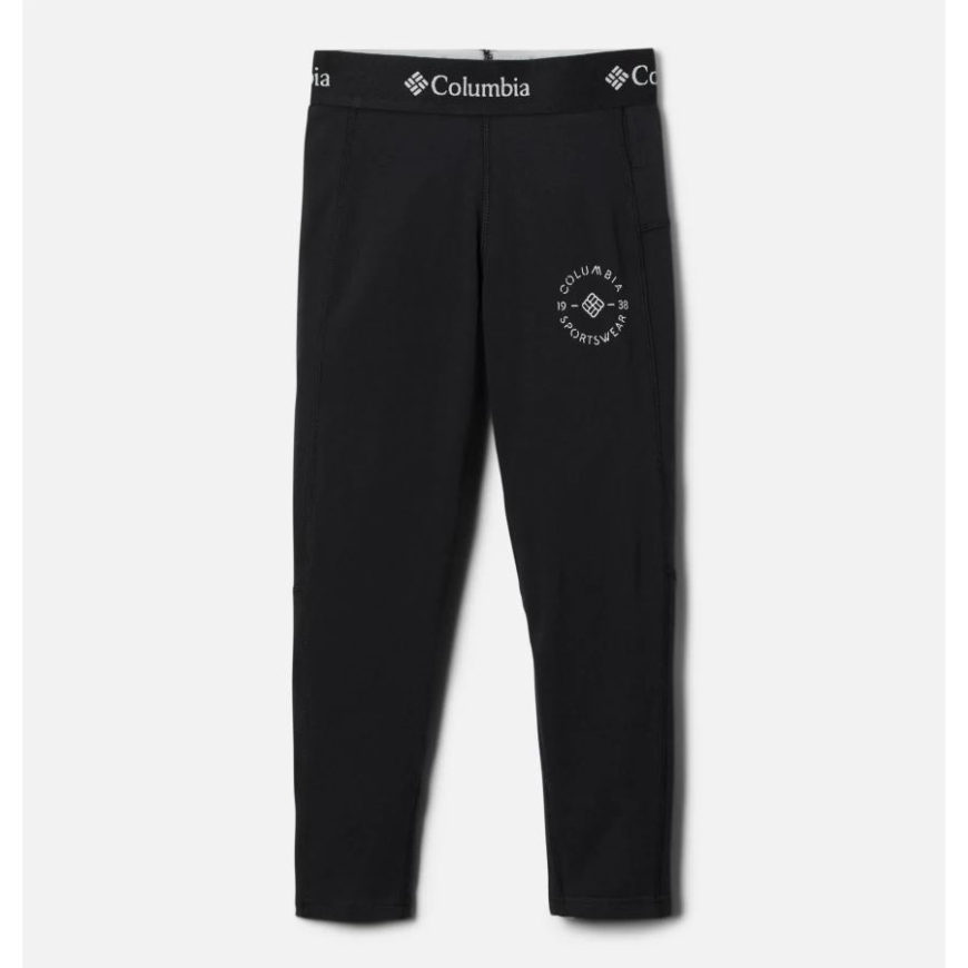 黒の女の子コロンビア トレック レギンス コロンビア