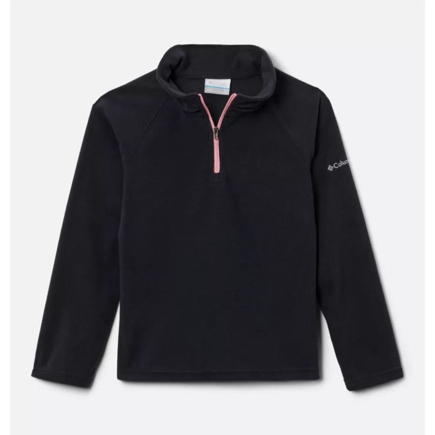 ブラック ガールズ グレイシャル フリース ハーフ ジップ ジャケット コロンビア