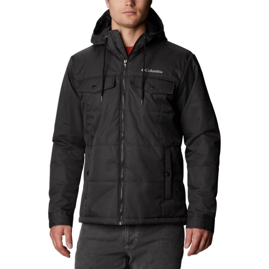 ブラック メランジ コロンビア メンズ モンタギュー フォールズ II インサレーテッド ジャケット