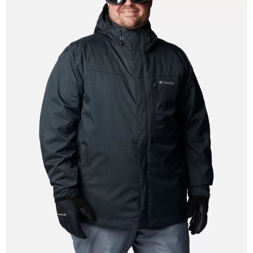 ブラック メランジ コロンビア メンズ Whirlibird IV インターチェンジ ジャケット ビッグ