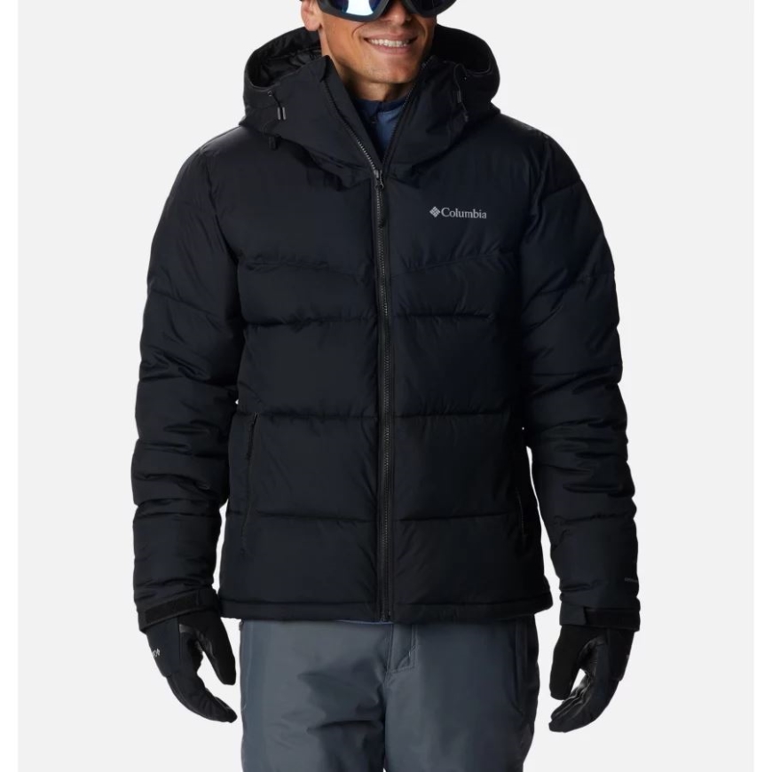 ブラック メンズ アイスライン リッジ スキー ジャケット コロンビア