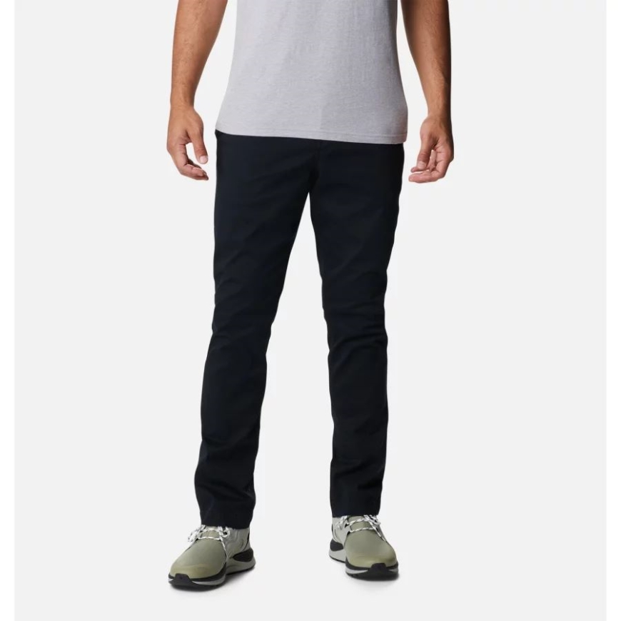 ブラック メンズ パシフィック リッジ カジュアル チノ パンツ コロンビア