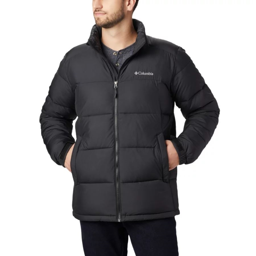 ブラック メンズ パイク レイク インサレーテッド ジャケット コロンビア