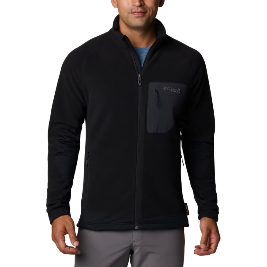 ブラック メンズ タイタン パス 2.0 II フリース ジャケット コロンビア