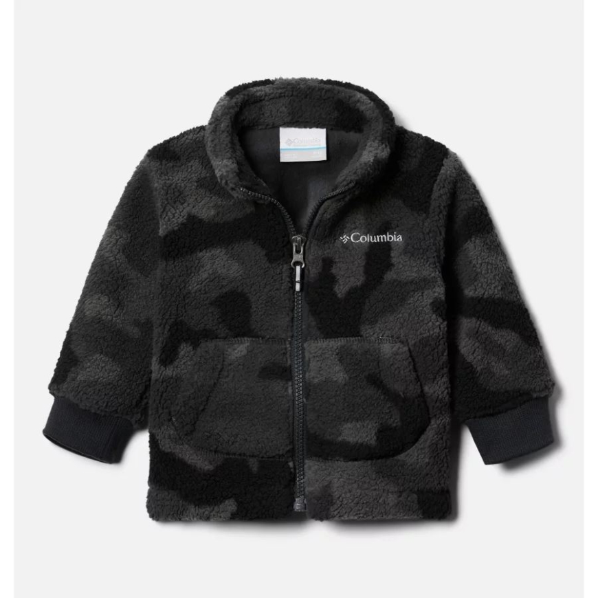ブラック トラッド カモ コロンビア インファント ラギッド リッジ II フルジップ シェルパ フリース ジャケット