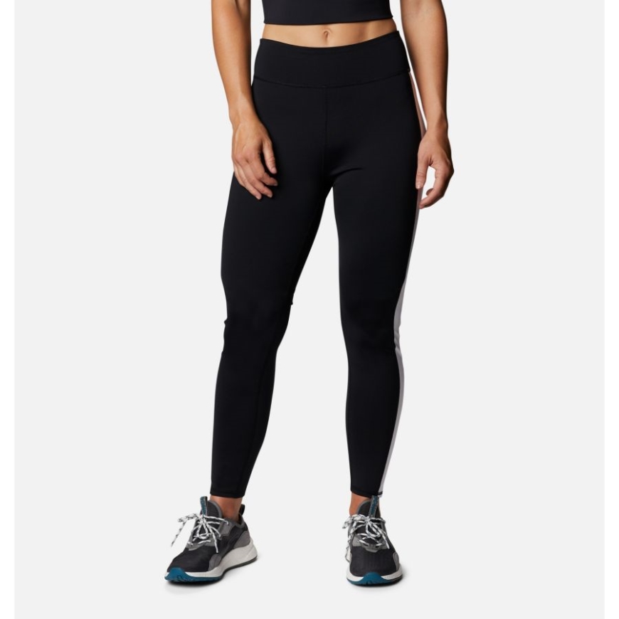 ブラック/ホワイト コロンビア レディース リバー レギンス