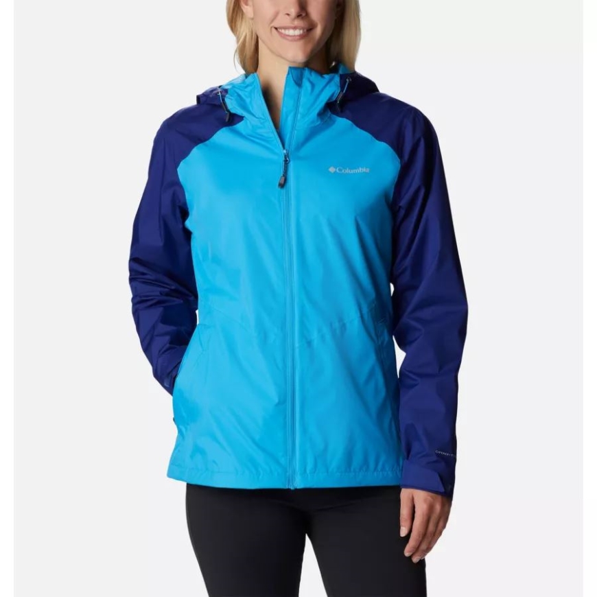 ブルー チル/ダーク サファイア コロンビア ウィメンズ インナー リミット II ウォータープルーフ ジャケット