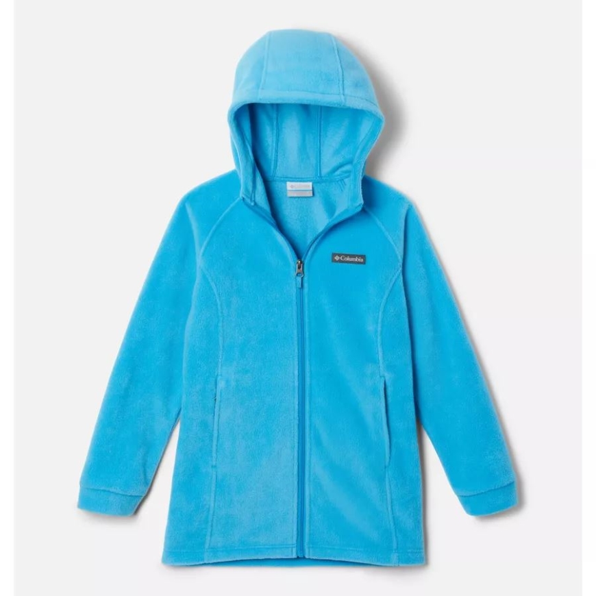 ブルー チル ガールズ ベントン ロング フリース パーカー コロンビア