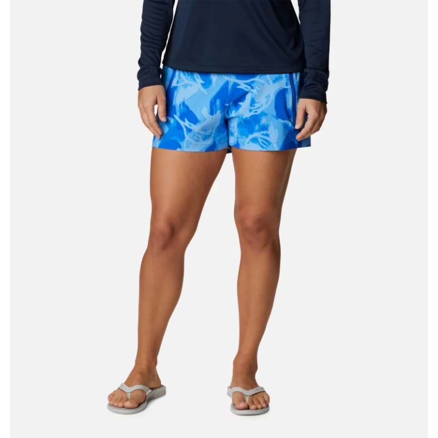 ブルー マコー/オーロラ プリント コロンビア ウィメンズ Pfg Tidal Ii ショーツ