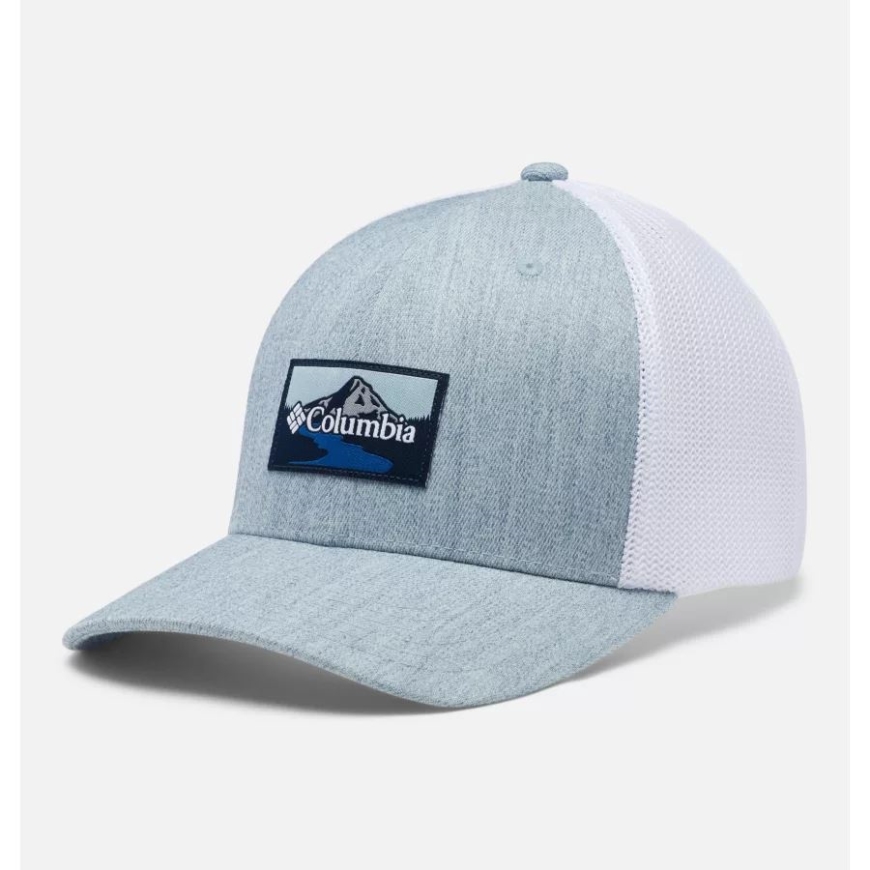ブルーストーンヘザー/ホワイトpeak2riverコロンビアメッシュボールキャップコロンビア