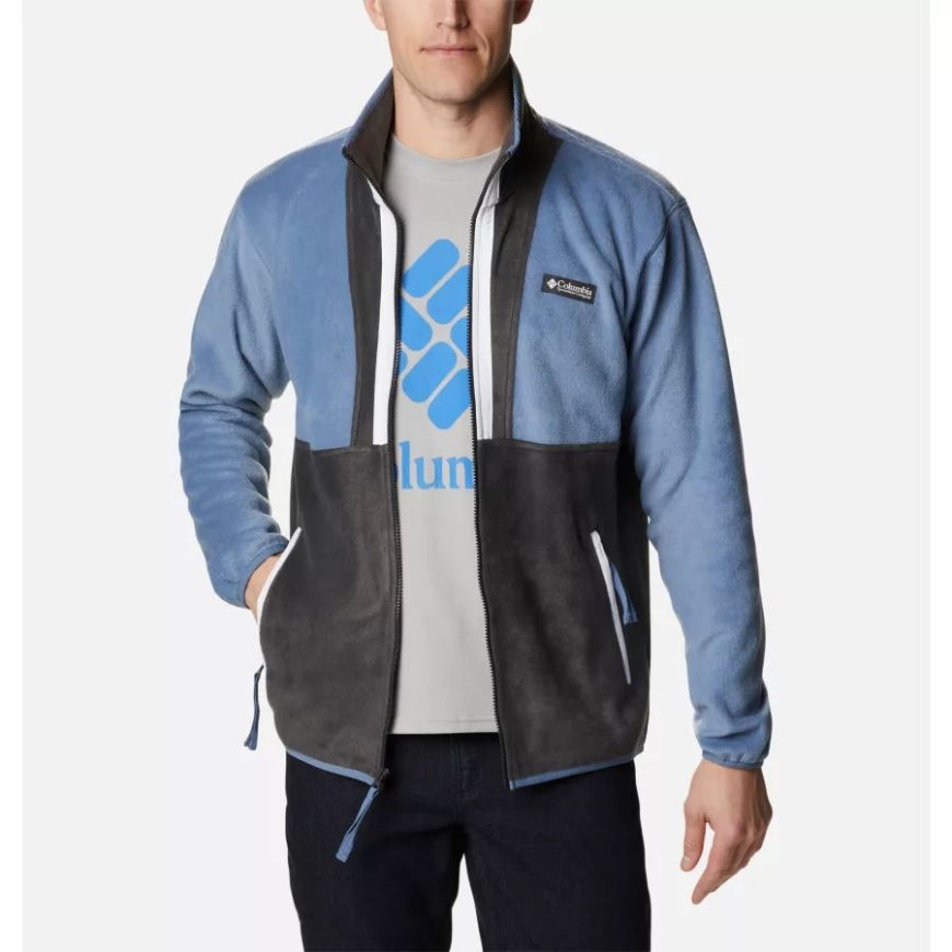 Bluestone/shark/white Columbia メンズ バックボウルフリース