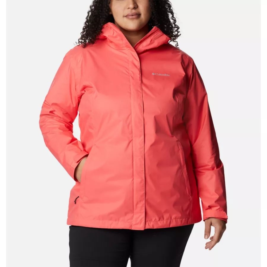 ブラッシュピンク コロンビア レディース アルカディア II ジャケット プラスサイズ