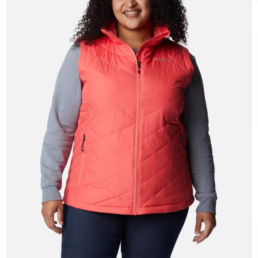 ブラッシュ ピンク レディース ヘブンリー ベスト プラス サイズ コロンビア