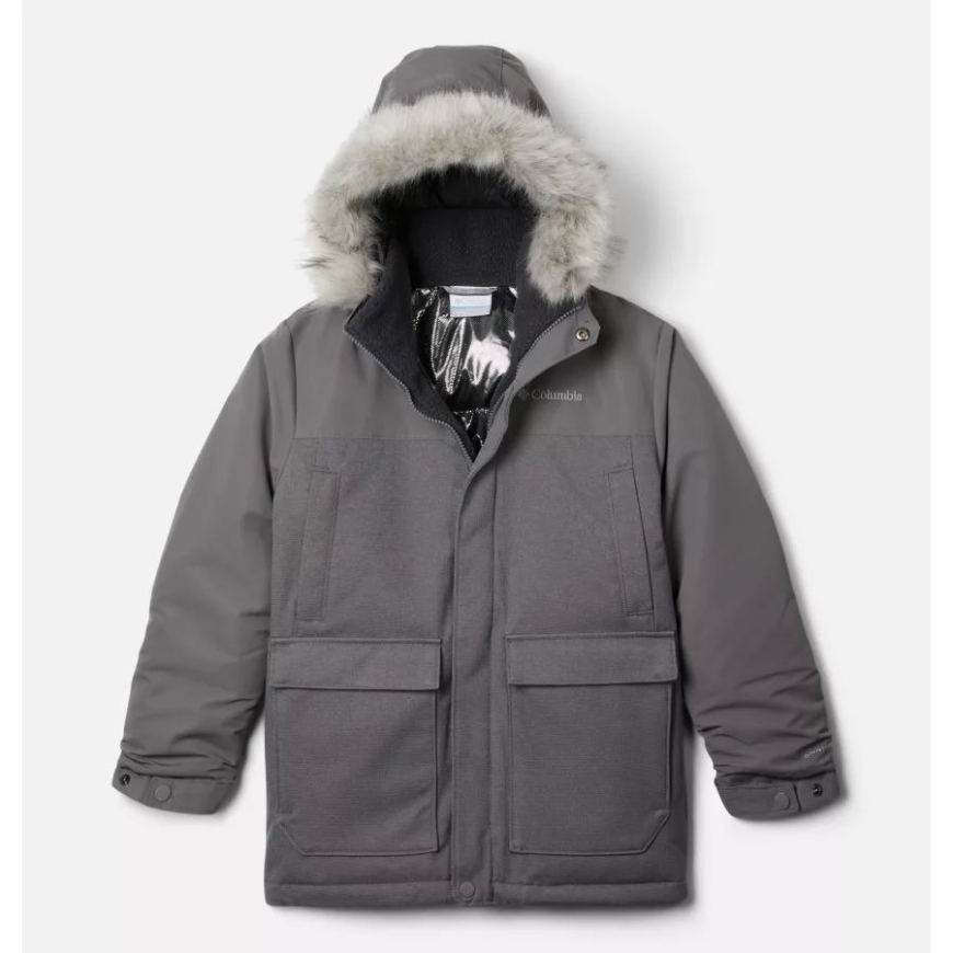 ボーイズ バウンダリー ベイダウン パーカー コロンビア シティ グレー