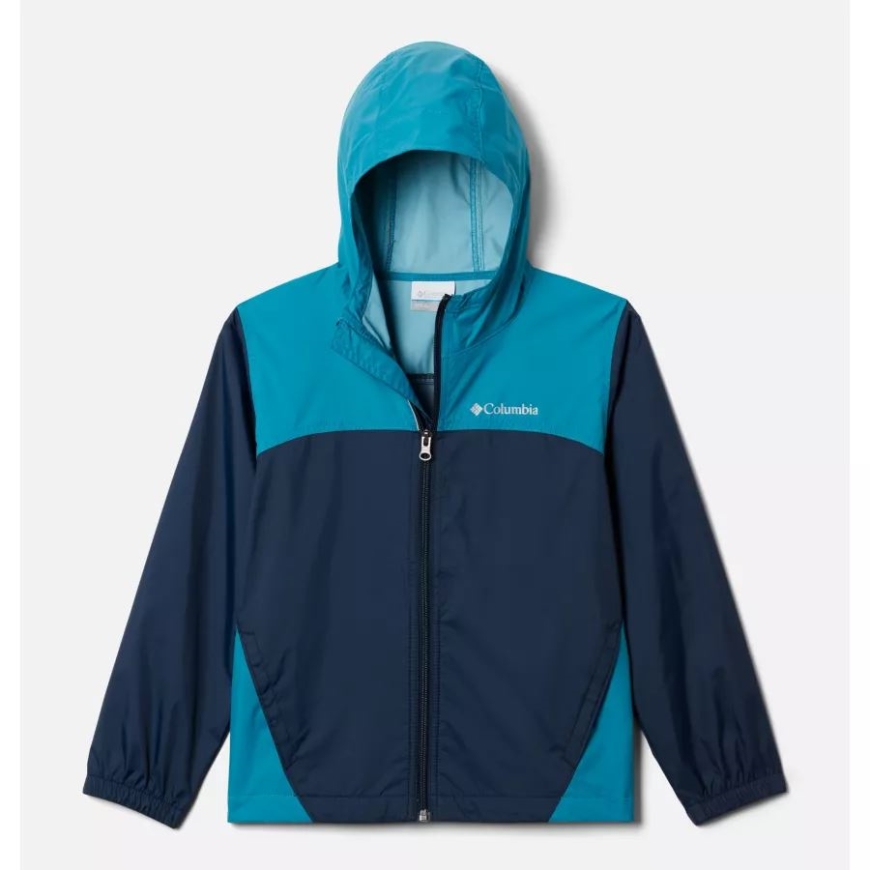 ボーイズ グレンネーカー レインジャケット コロンビア カレッジネイビー/ディープマリン