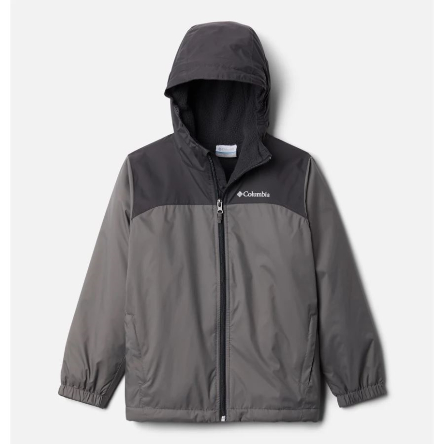 ボーイズ グレンネーカー シェルパ ライニング ジャケット コロンビア シティ グレー/シャーク