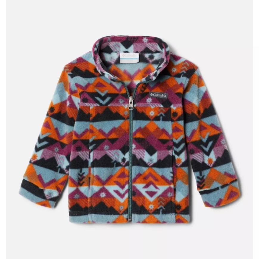 ボーイズ インファント ジング III プリント フリース ジャケット メタル チェックポイント コロンビア