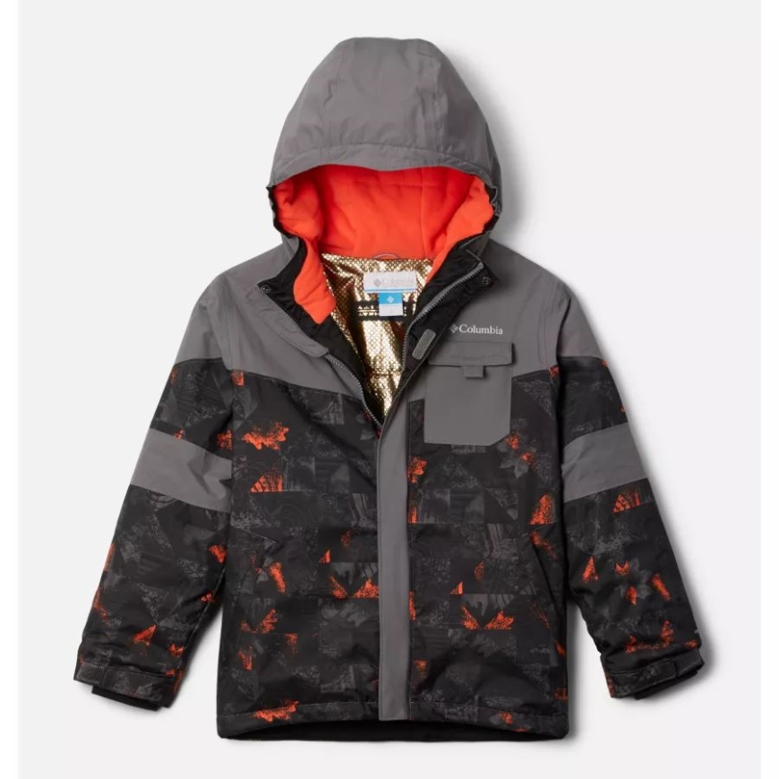 ボーイズマイティモーグルIIオムニヒートインフィニティインサレーテッドジャケットシャークカレイドスコープ/シティグレーコロンビア